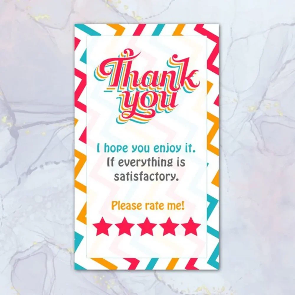 ♥️ 5x25 / 50 Thank You Cards